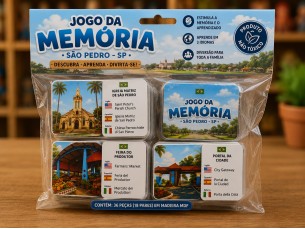 JOGO DA MEMÓRIA TRILÍNGUE SÃO PEDRO