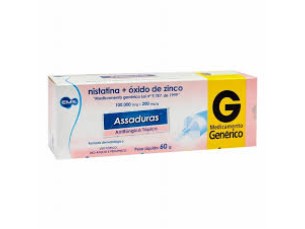 NISTATINA + OXIDO DE ZINCO POM 60G 