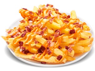 BATATA COM CHEDDAR E BACON