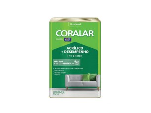 Tinta acrílica Coralar