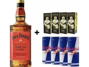 Combo com Whisky de Canela Jack Daniel