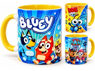 Caneca Bluey - Bob Zoom - Patrulha