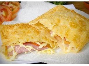 Queijo com presunto