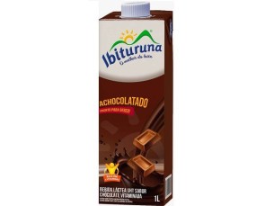 BEBIDA LACTEA UHT SABOR CHOC VITAMINADA IBITURUNA 12X1000ML 