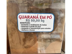 Guaraná em pó 