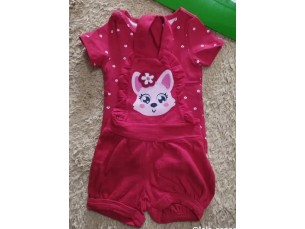 Conjunto jardineira tamanho P