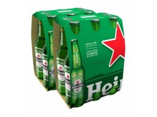 Cerveja Heineken long neck 330ml caixa.