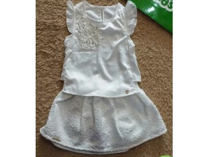 Conjunto infantil menina branco