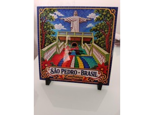 Cerâmica Escadaria e Cristo Redentor 