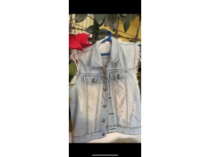 Blusa Colete Jeans 
