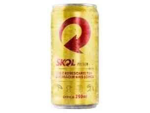 Cerveja Skol Pilsen Lata 269ml