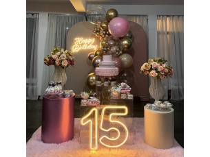 15 anos rose gold