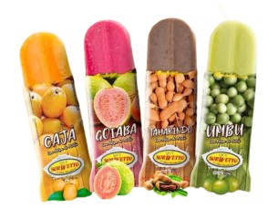 Picolé Suco no Palito Frutas