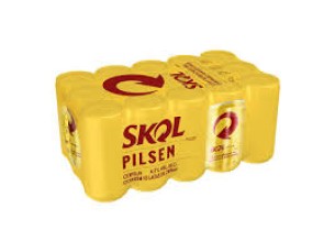  Cerveja Skol Pilsen Lata 269ml Pack C/15