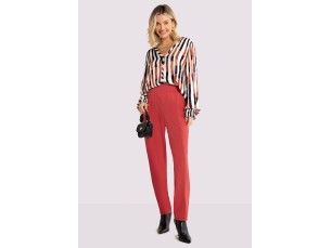 CAMISA MANGA LONGA EM VISCOSE COM LASTEX- NATURAL BEGE