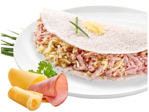 TAPIOCA COM QUEIJO E PRESUNTO