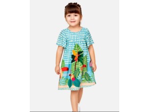 Vestido Bata Azul Tucano