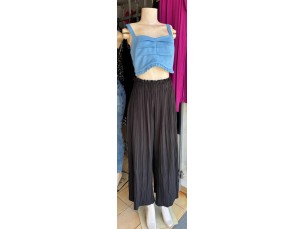 Calça e cropped feminino
