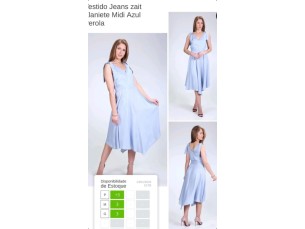 Vestido Zait Denim