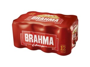 Pack c/ 12 Cervejas Brahma 350ml lata