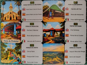 JOGO DA MEMÓRIA TRILÍNGUE SÃO PEDRO