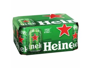 Cerveja Heineken lata 350ml caixa