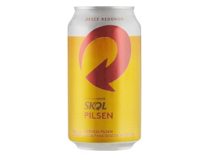 Cerveja Pilsen Skol Lata 350ml