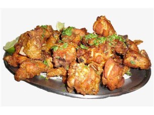 Frango a passarinho 