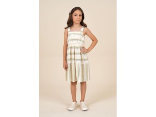 Vestido Alça com Listras