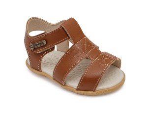 Sandália infantil masculina marrom