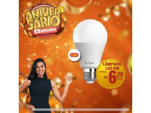 LÂMPADA LED G-LIGHT 9W